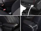 Black Color 6 USB Port Include Arm Rest For Vehicles