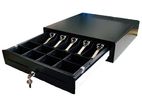 Black Color Cash Drawer 2Keys 5 Note 8 Coin