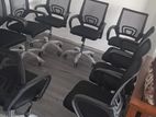 Black color new office chairs