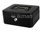 Black Colour 8 Inch Cash Box