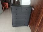 Black Colour Drawer Cupboard Large