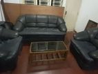 Black Sofa Set