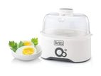 Black + Decker Egg Cooker – White, 6 Eggs, Plastic Material, (EG200-B5)