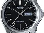 Black Diale Casio MTP1239D Trendy Mens Watch