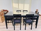 Black Dinning Table Set