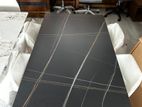 Black Edition Granite Table with Chair