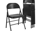 Black Folding Chair 302