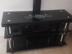 Black Glass Tv Stand