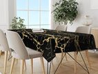Black - Gold Table Cloth (140 X 240 Cm)