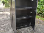 Black Half Melamine Office Cupboard