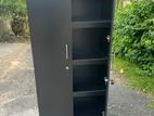 Black Large Office Cupboard 66x30 Inch