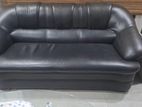 Black Leather Sofa