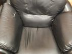 Black Leather Sofa