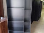Black Melamine book cupboard .