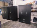 Black Melamine Wardrobes 3 Door