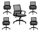 Black Mesh Office Mb Chair- 1003