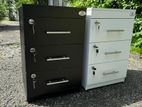 Black Mini 3 Drawer Cupboard