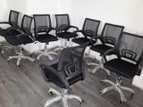 Black office chairs