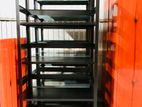Black Open Steel Rack 6*3 Ft Depth 16 ".