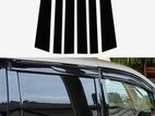Black Pillar Sticker Cover for Toyota Voxy Esquire
