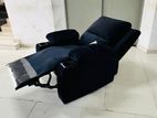 BLACK RECLINER SOFA