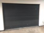 Black Roller Shutter Door