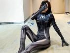 Black Spider-Man Cosplay Body Suit for Women