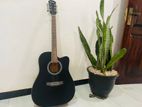 Black Suzuki Acoustic Box Guitar
