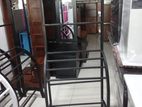 black teak towel rack (N-26)