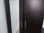 Black Wooden Double Door Cupboard