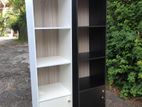 Blk & White 66"×16" Book Rack