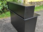 Blk Cashier Table 4x2ft