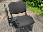 Blk Fabric Lecture Chair 827