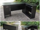 Blk L Office Table 5.5x4ft