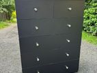 Blk Large chest Of Drawer Cupboard