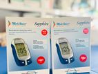 Blood Glucose Monitor (MediSmart Sapphire) with Forehead Thermometer