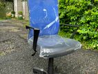 Blue & Black Head Rest Office Chair ECH08