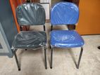 Blue & Blk Visitor Chair PVC02