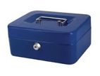 Blue Color Cash Box 08 Inch Size