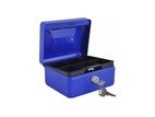 Blue Color Cash Box 6 Inch