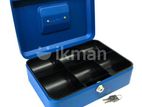 Blue Color Petty Cash Box 10 Inch