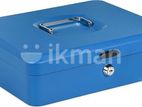 Blue Color Petty Cash Box 12 Inch