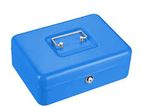 Blue colour Cash Box 10 Inch With Keys