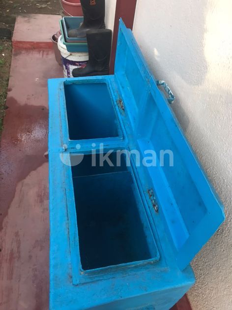 Blue Fiberglass Fish Box For Boats for Sale in Negombo | ikman