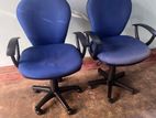 Blue Revolving Office Chairs Jaffna