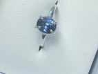 Blue Sapphire Silver Ring