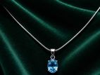 Blue Topaz Pendant