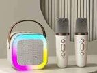 Bluetooth Karaoke Speaker with Two Wireless Mic