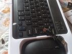 Bluetooth Keyboard with Mouse Combo