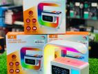 Bluetooth Speaker with Clock A3 (led Lights)